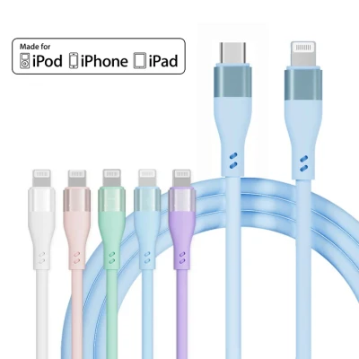최고의 Lightning Apple iPhone 충전기 USB 케이블 Mfi 인증 충전 케이블